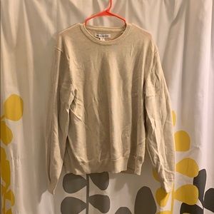 Amazon essentials cream crewneck sweater